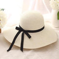 MiKlahFashion Women - Accessories - hat Milk white / 55-58cm Simple Foldable Beach Hat