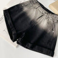 MiKlahFashion Shorts Black / M Gradient Denim Shorts