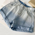 MiKlahFashion Shorts Blue / M Gradient Denim Shorts