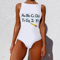 MiKlahFashion women - Apparel Swimsuit Style 4 / L Black and White Swimsuit