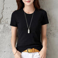 MiKlahFashion Women - Apparel - Top- T-shirt black / L White t-shirt