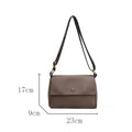 MiKlahFashion Solid Leather Tote Crossbody Bag for Women Simple Shoulder Side Bag Quality Female Handbags and Purses
