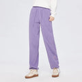 MiKlahFashion Purple / XS / CHINA Semir Casual Pants Women Loose Fleece Embroidered Capri Pants 2023 Winter New Anti-Static Keep Warm Sweatpants