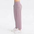MiKlahFashion Light Purple / S Women's Casual Yoga Pants Loose High-Waist Stretch Fitness Training Straight Pants Running Sports Pants Yu02334