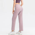 MiKlahFashion Women's Casual Yoga Pants Loose High-Waist Stretch Fitness Training Straight Pants Running Sports Pants Yu02334