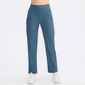 MiKlahFashion Sea Blue / S Women's Casual Yoga Pants Loose High-Waist Stretch Fitness Training Straight Pants Running Sports Pants Yu02334