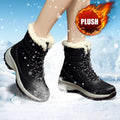 MiKlahFashion Ankel Boots for Women Winter Outdoor Warm Snow Boots Chunky Platform Waterproof Non-slip Warm Shoes Woman Boots Plus Size Casual
