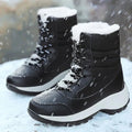 MiKlahFashion Chunky Platform Ankle Snow Boots for Women