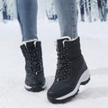 MiKlahFashion Chunky Platform Ankle Winter Boots for Women