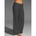 MiKlahFashion 2023 Summer Cotton Linen Women's Pants Oversize Black Wide-leg Pants Casual Pants Female Trendy Loose Fashion Trousers Ladies
