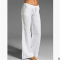 MiKlahFashion white / S 2023 Summer Cotton Linen Women's Pants Oversize Black Wide-leg Pants Casual Pants Female Trendy Loose Fashion Trousers Ladies