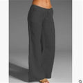 MiKlahFashion black / S 2023 Summer Cotton Linen Women's Pants Oversize Black Wide-leg Pants Casual Pants Female Trendy Loose Fashion Trousers Ladies