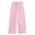 MiKlahFashion pink pant / S Women's Winter Warm Fleece Lined Zipper Jacket Sweatshirt Set Fashionable Stretch High Waist Women's Pants 2-piece Set
