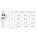 MiKlahFashion High Waisted 3-Piece Bikini/ Tummy Control Bottoms Push Up Crop Top Swimsuit 3Piece Bathing Suits