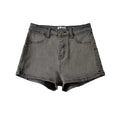 MiKlahFashion 162205 Dark gray / M European and American Style High Waist Peach Hip Cute Hot Pants Fart Pocket