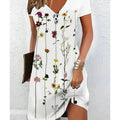 MiKlahFashion Floral Short Sleeve Dress