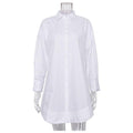 MiKlahFashion White / S / China Single-Breasted Oversize Shirts
