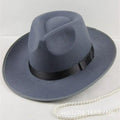 MiKlahFashion 15# high top dark gray / One size Xu Wenqiang Jackson Stage British Old Man Top Hat