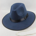MiKlahFashion 15# Lake Blue / One size Xu Wenqiang Jackson Stage British Old Man Top Hat