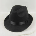 MiKlahFashion 15# short eaves Black / One size Xu Wenqiang Jackson Stage British Old Man Top Hat
