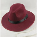 MiKlahFashion 15# wine red / One size British Top Hat