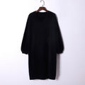 MiKlahFashion sweater dress Black / One Size V Neck Sweater
