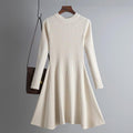 MiKlahFashion dress Apricot / One Size Elegant Knit dress