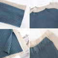 MiKlahFashion Stripes Knitted Sets