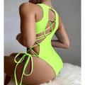 MiKlahFashion women - Apparel Swimsuit green swimsuit / 170/84A Hollow Out Swimsuit