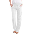 MiKlahFashion pants White / S Linen Loose Drawstring Pants