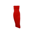 MiKlahFashion dress red long / S Bodycon Tube Dress