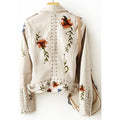 MiKlahFashion Retro Floral Print Embroidery Jacket