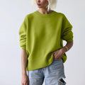 MiKlahFashion Woman - Apparel - Top - Sweater Green / one size Knitted Cash Sweaters