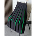 MiKlahFashion skirt Thick Knitting Pleated Skirt
