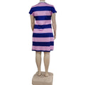 MiKlahFashion Stripe Print Mini Dress- Plus Size