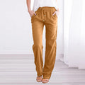 MiKlahFashion pants Orange / S Linen Loose Drawstring Pants