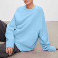 MiKlahFashion Woman - Apparel - Top - Sweater Blue / one size Knitted Cash Sweaters