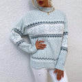 MiKlahFashion Woman - Apparel - Top - Sweater Blue / S Snowflake Sweater