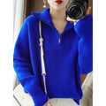MiKlahFashion sweater Blue / S Turtleneck Zippers Sweaters