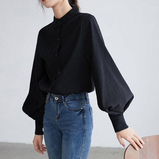 MiKlahFashion top Big Lantern Sleeve Blouse