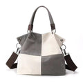 MiKlahFashion handbag Gray / (30cm<Max Length<50cm) / China Canvas Messenger Bag