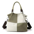 MiKlahFashion handbag Green / (30cm<Max Length<50cm) / China Canvas Messenger Bag