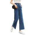 MiKlahFashion jeans Dark Blue / S Casual High Waist Wide Leg Jeans