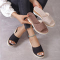 MiKlahFashion shoes Casual Wedge Slippers