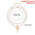 MiKlahFashion Multilayers Pearls Choker Necklaces