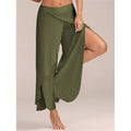 MiKlahFashion pants Army green / 180/92A Pants Wide Yoga Pants