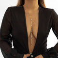 MiKlahFashion necklace 5 Pearl Harness Bikini Body Jewelry