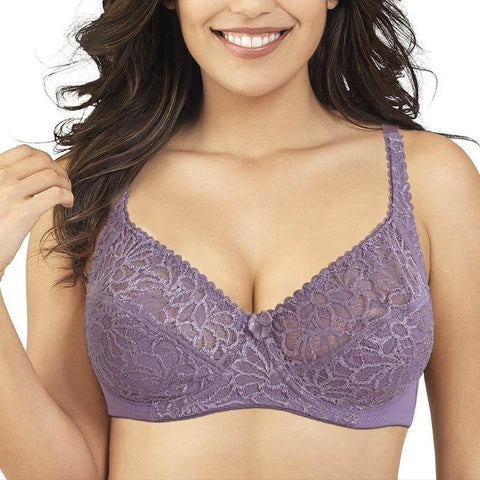 MiKlahFashion woman - intimate - bra Lace Perspective Bra - Purple Gray