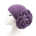 MiKlahFashion Women - Accessories - hat Purple Marble Turban Scarf Hat