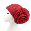 MiKlahFashion Women - Accessories - hat Red Marble Turban Scarf Hat